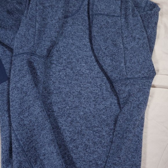 Woolrich 1/4 Snap Sweatshirt Mens XL Blue Pocket Pullover Sweater Gorpcore - Picture 11 of 16